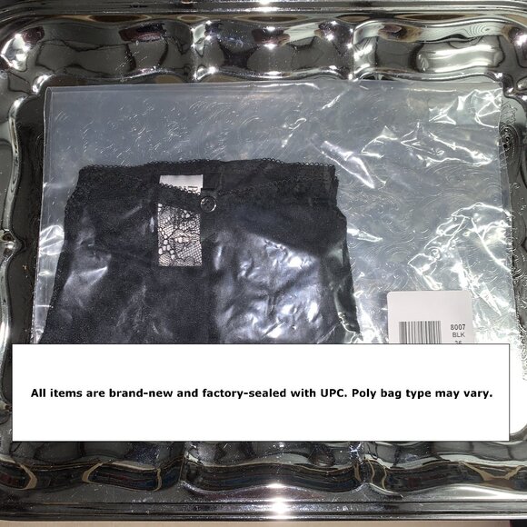 Set of 3! Panties Large Briefs Bramour Nolita L FITS 29-30" Waist Low Cut Black - Picture 13 of 16